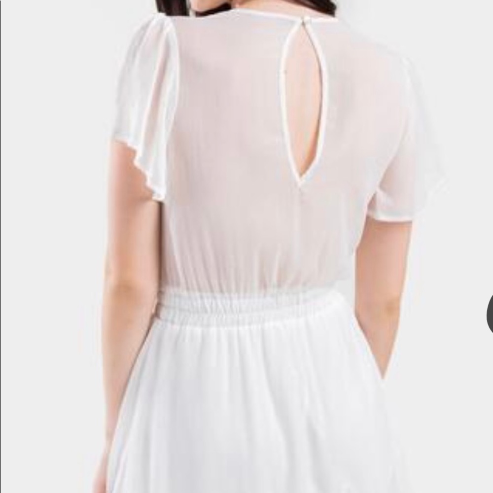 Romantic white dress